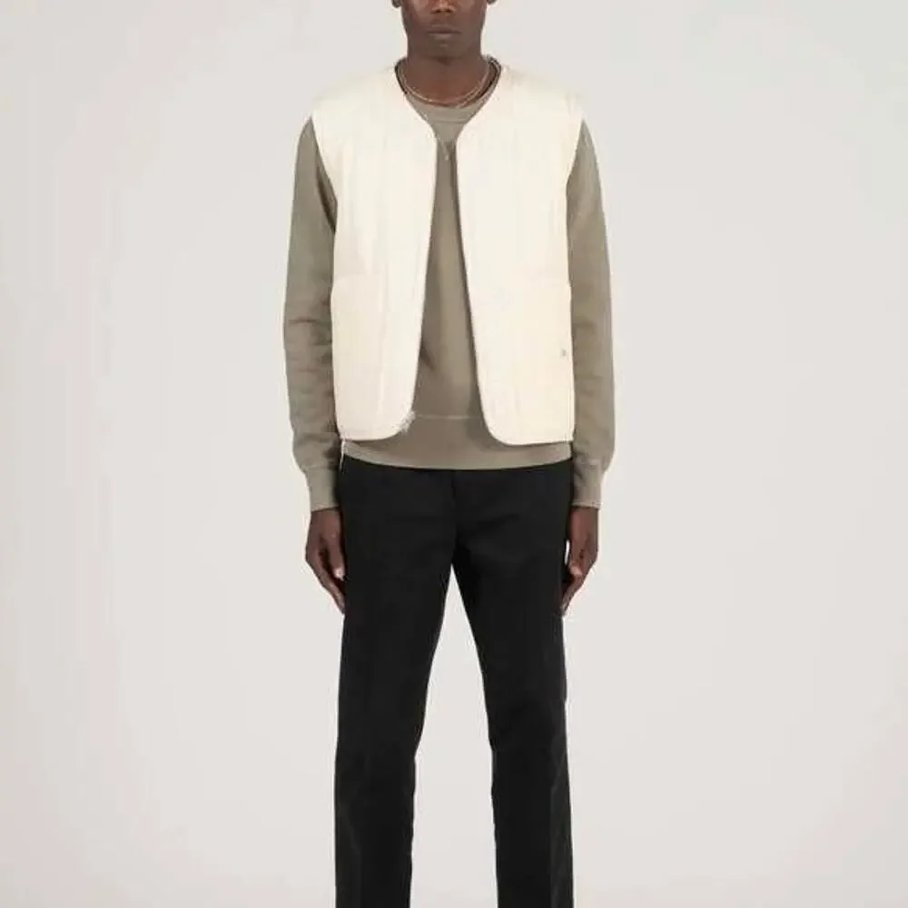 Knickerbocker Reverse Century Quilted Vest XXL NEW White Grey Pile Fleece Jacket